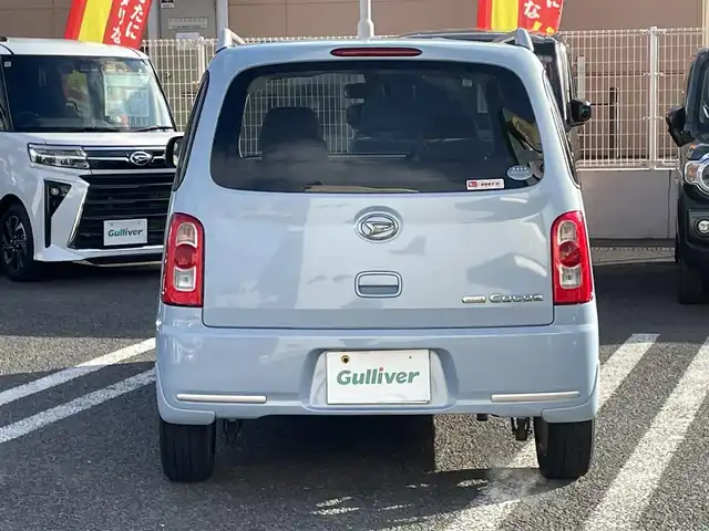 ダイハツ ミラ ココア プラスX 大分県 2011(平23)年 6.9万km ミストブルーマイカメタリック 社外メモリナビ AVN-R8W/【フルセグ/DVD/BTオーディオ】/純正14インチアルミホイール/ルーフレール/ETC/運転席シートリフター/ウインカーミラー/ヘッドライトレベライザー/チルトステアリング/リアプライバシーガラス/ドアバイザー/フロアマット/電動格納ミラー/Wエアバッグ/ABS/スマートキー/スペアキー/車両取説/ナビ取説