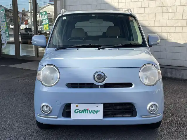 ダイハツ ミラ ココア プラスX 大分県 2011(平23)年 6.9万km ミストブルーマイカメタリック 社外メモリナビ AVN-R8W/【フルセグ/DVD/BTオーディオ】/純正14インチアルミホイール/ルーフレール/ETC/運転席シートリフター/ウインカーミラー/ヘッドライトレベライザー/チルトステアリング/リアプライバシーガラス/ドアバイザー/フロアマット/電動格納ミラー/Wエアバッグ/ABS/スマートキー/スペアキー/車両取説/ナビ取説