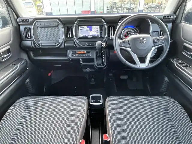 スズキ ハスラー Jスタイル ターボ 岡山県 2021(令3)年 3.2万km クールカーキパールメタリック/ホワイト2トーンルーフ 登録時走行距離31623km/社外ナビ（AM/FM/CD/DVD/BT）/全方位モニター/フルセグテレビ/デュアルカメラブレーキ/レーダークルーズコントロール/インタークーラーターボ/前席シートヒーター/衝突軽減ブレーキ/コーナーセンサー/アイドリングストップ/横滑り防止装置/レーンキープアシスト/オートエアコン/LEDヘッドライト/LEDフォグランプ/純正15インチAW