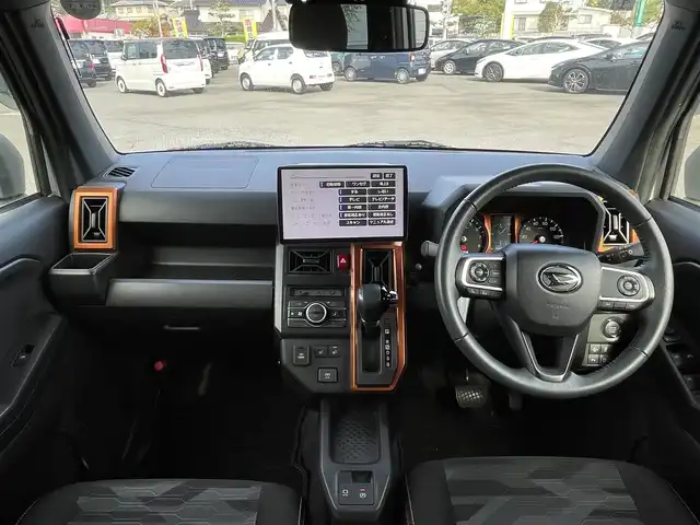 ダイハツ タフト G ターボ 岡山県 2021(令3)年 3.9万km シャイニングホワイトパール ワンオーナー/純正『フロアマット　アルミホイール』/ナビ『Panasonicナビ』/Bluetooth接続/フルセグTV/HDMI接続/シートヒーター『D＋N席』/電動格納ミラー/LEDライト/クルーズコントロール