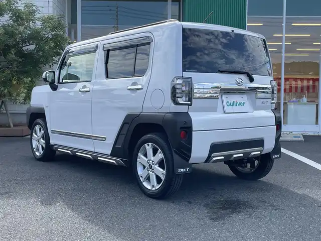 ダイハツ タフト G ターボ 岡山県 2021(令3)年 3.9万km シャイニングホワイトパール ワンオーナー/純正『フロアマット　アルミホイール』/ナビ『Panasonicナビ』/Bluetooth接続/フルセグTV/HDMI接続/シートヒーター『D＋N席』/電動格納ミラー/LEDライト/クルーズコントロール