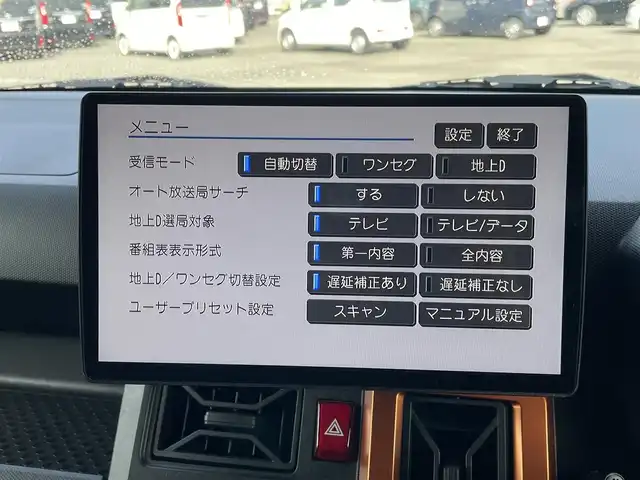 ダイハツ タフト G ターボ 岡山県 2021(令3)年 3.9万km シャイニングホワイトパール ワンオーナー/純正『フロアマット　アルミホイール』/ナビ『Panasonicナビ』/Bluetooth接続/フルセグTV/HDMI接続/シートヒーター『D＋N席』/電動格納ミラー/LEDライト/クルーズコントロール