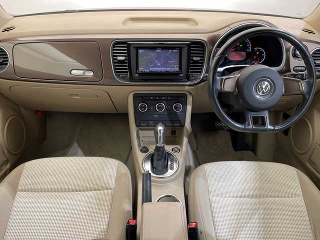 フォルクスワーゲン ザ・ビートル チョコ 愛媛県 2014(平26)年 8万km 茶 社外７インチナビ/Bluetooth/ワンセグテレビ/ドライブレコーダー/ETC/プッシュスタート/LEDヘッドライト/オートライト/フォグランプ/電動格納ミラー