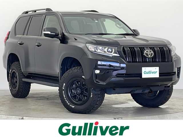 トヨタ ランドクルーザー プラド TX Lパッケージ 宮城県 2019(令1)年 6.1万km ブラック 禁煙車/４WD/BLACK MAMBA 0319 Slither17インチAW（社外）/BFグッドリッチK02 A/Tタイヤ（社外）/GANADORマフラー（社外）/社外リフトアップコイル/社外LEDバックランプ/純正MOPSDナビ/フルセグTV/クルーズコントロール/アラウンドビューモニター/F/S/Rカメラ/ビルトインETC/Toyota Safety Sense/前席シートヒーター/エアシート/前席パワーシート/ドラレコ
