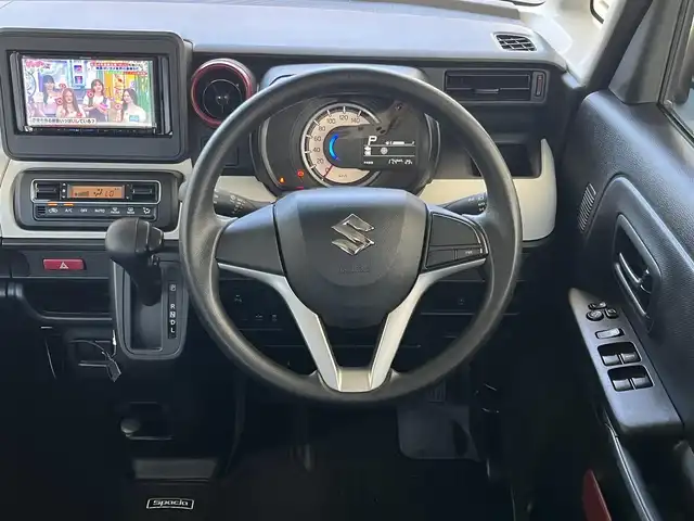 スズキ スペーシア HYBRID G 大阪府 2021(令3)年 5.4万km アーバンブラウンパールメタリック ワンオーナー/社外メモリーナビ・ワンセグTV・/　　CD・DVD・USB・SD/デュアルカメラブレーキサポート/ドライブレコーダー/スマートキー2個/電動格納ミラー/オートヘッドライト/アイドリングストップ/純正フロアマット/サイドドアバイザー