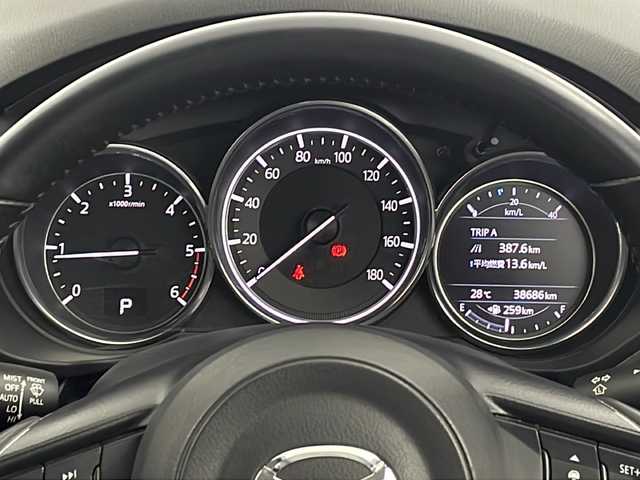 マツダ ＣＸ－５ XD Lパッケージ 新潟県 2017(平29)年 3.9万km ジェットブラックマイカ メーカー純正ナビ/(フルセグTV.Bluetooth)/バックカメラ/スマートシティブレーキ/レーダークルーズコントロール/レーンキープアシスト/革巻きステアリング/ステアリングリモコン/ステアリングヒーター/LEDオートライト/前後フォグランプ/コーナーセンサー/パワーバックドア/電子制御パーキングブレーキ/ブレーキホールド/プッシュスタート/スマートキー/純正フロアマット