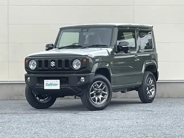 スズキ ジムニー XC 茨城県 2025(令7)年 0.1万km未満 ジャングルグリーン セーフティサポート/クルーズコントロール/LEDヘッドランプ/プッシュスタート/ダブルエアバック/純正アルミホイル/オートエアコン/オートマチックハイビーム