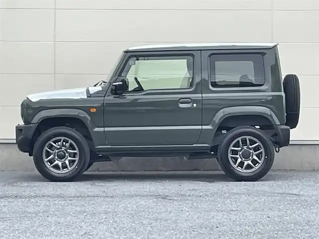 スズキ ジムニー XC 茨城県 2025(令7)年 0.1万km未満 ジャングルグリーン セーフティサポート/クルーズコントロール/LEDヘッドランプ/プッシュスタート/ダブルエアバック/純正アルミホイル/オートエアコン/オートマチックハイビーム