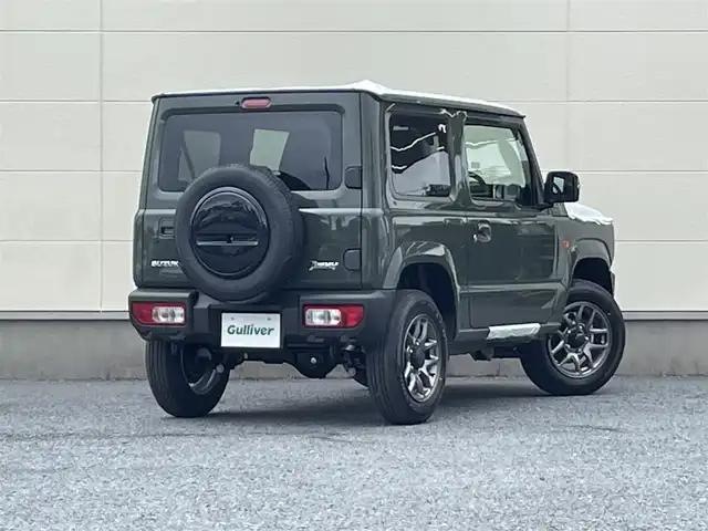 スズキ ジムニー XC 茨城県 2025(令7)年 0.1万km未満 ジャングルグリーン セーフティサポート/クルーズコントロール/LEDヘッドランプ/プッシュスタート/ダブルエアバック/純正アルミホイル/オートエアコン/オートマチックハイビーム