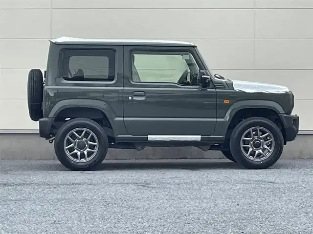 スズキ ジムニー XC 茨城県 2025(令7)年 0.1万km未満 ジャングルグリーン セーフティサポート/クルーズコントロール/LEDヘッドランプ/プッシュスタート/ダブルエアバック/純正アルミホイル/オートエアコン/オートマチックハイビーム