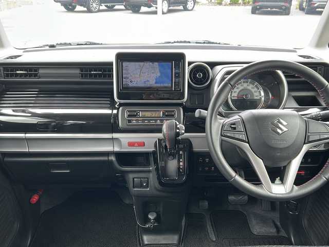 スズキ スペーシア カスタム HYBRID XS 山口県 2020(令2)年 4.8万km ピュアホワイトP 社外メモリーナビ【AVIC-RW810】/フルセグテレビ/Bluetooth/DVD再生機能/バックカメラ/ETC/ドライブレコーダー/プッシュスタート/スペアキー/両側パワースライドドア/シートヒーター/純正フロアマット/電動格納ウィンカーミラー/ドアバイザー/コーナーセンサー/スズキセーフティサポート/横滑り防止装置/盗難防止装置/純正アルミホイール15インチ