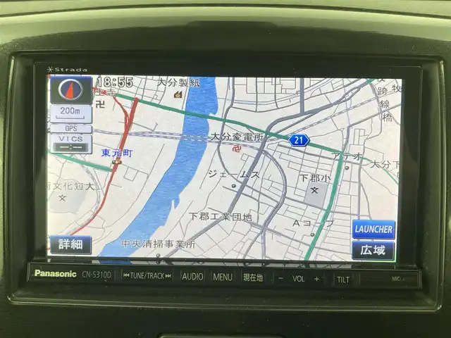 スズキ ワゴンＲ スティングレー T 大分県 2013(平25)年 8.3万km フェニックスレッドパール 社外ナビ/　（BT/CD/DVD/SD/フルセグ）/前後ドライブレコーダー/アイドリングストップシステム/衝突軽減ブレーキ/HIDヘッドライト/フォグランプ/革巻きステアリングホイール/パドルシフト/ステアリングスィッチ/スマートキー/スペアキー/電動格納ミラー/純正フロアマット/純正15インチAW/保証書・取扱説明書
