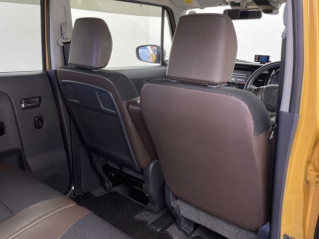 スズキ ハスラー Jスタイル Ⅲ 栃木県 2018(平30)年 5万km アクティブイエロー/スチールシルバー2トーン 社外ナビ/（）/バックカメラ/衝突軽減システム/車線逸脱抑制機能/横滑り防止/アイドリングストップ/ビルトインETC/前席シートヒーター/ハーフレザー/純正アルミホイール/社外フロアマット/電動格納ミラー/ステアリングスイッチ/ISOFIX/プッシュスタート/スマートキー