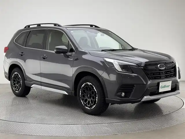 スバル フォレスター ハイブリッド アーバンセレクション 兵庫県 2025(令7)年 0.5万km マグネタイトグレーメタリック ・社外ディスプレイオーディオ/・アイサイトver3/・バックカメラ/・社外ビルドインETC/・社外前後ドラレコ/・衝突軽減ブレーキ/・レーンキープアシスト/・追従クルーズコントロール/・BSM/・オートライト/・オートハイビーム/・LEDヘッドライト/・社外アルミホイール/・パドルシフト/・ハンドルヒーター/・ハーフレザーシート /・シートヒーターD/N/・パワーシートD/N/・シートメモリD席/・パワーバックドア/・スマートキー/・スペアキー1本