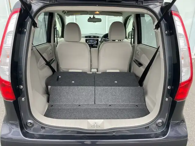 日産 デイズ X 神奈川県 2014(平26)年 4.8万km プレミアムパープルP 純正ＳＤナビ（MP314D-W）/フルセグ/Bluetooth/CD/DVD/全周囲カメラ/KEIYO製前後ドライブレコーダー（AN-R085）/プッシュスタート/スマートキー/スペアキー/純正フロアマット/アイドリングストップ/電動格納ミラー/ドアバイザー/保証書/取扱説明書/記録簿