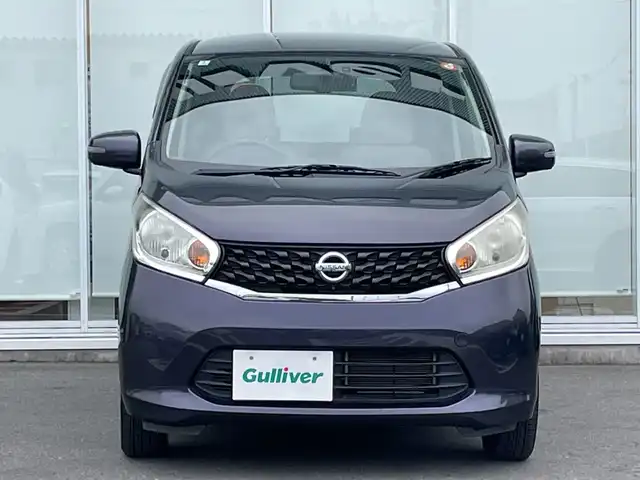 日産 デイズ X 神奈川県 2014(平26)年 4.8万km プレミアムパープルP 純正ＳＤナビ（MP314D-W）/フルセグ/Bluetooth/CD/DVD/全周囲カメラ/KEIYO製前後ドライブレコーダー（AN-R085）/プッシュスタート/スマートキー/スペアキー/純正フロアマット/アイドリングストップ/電動格納ミラー/ドアバイザー/保証書/取扱説明書/記録簿