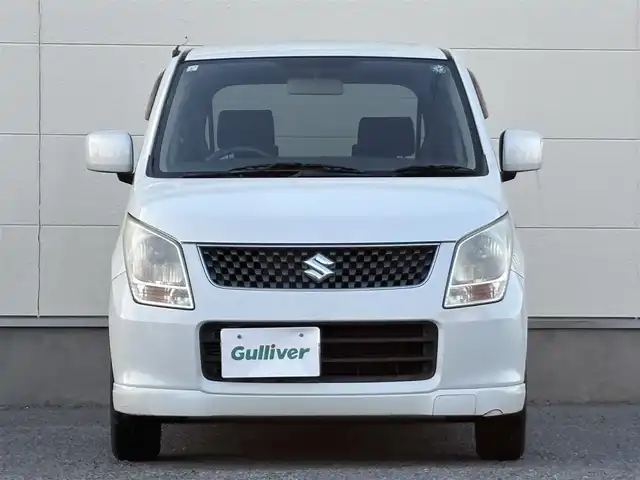 スズキ ワゴンＲ FT－LTD 茨城県 2009(平21)年 13万km パールホワイト 純正カーオーディオ/　(AM/FM/CD)/社外エアロ/　(フロント/サイド/リア/リアアンダー)/社外アルミホイール/ベンチシート/スマートキー/パワーステアリング/Wエアバック/社外フロアマット