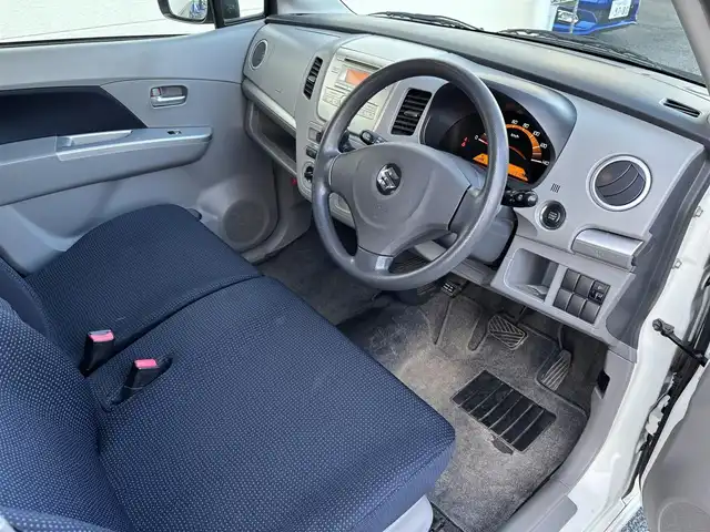 スズキ ワゴンＲ FT－LTD 茨城県 2009(平21)年 13万km パールホワイト 純正カーオーディオ/　(AM/FM/CD)/社外エアロ/　(フロント/サイド/リア/リアアンダー)/社外アルミホイール/ベンチシート/スマートキー/パワーステアリング/Wエアバック/社外フロアマット