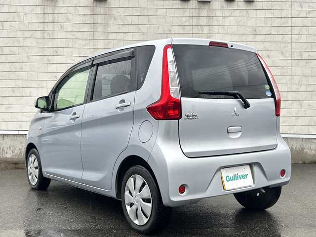 三菱 ｅＫワゴン M 山形県 2013(平25)年 3.8万km クールシルバーメタリック 禁煙車/純正オーディオ/・FM/AM/CD/AUX/アイドリングストップ/盗難防止装置/ハロゲンヘッドライト/電動格納ミラー/リモコンキー/AAC/フロアマット/ドアバイザー/冬タイヤ積み込み/保証書/記録簿