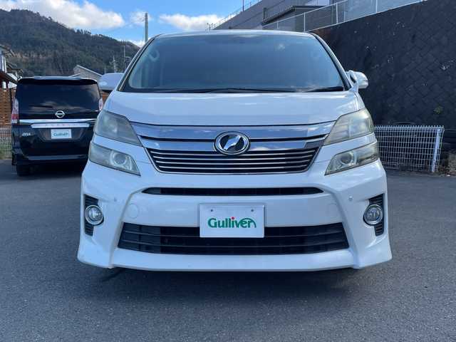 トヨタ ヴェルファイア 2．4Z Gエディション 山梨県 2012(平24)年 9.2万km ホワイトパールクリスタルシャイン 純正ＨＤＤナビ　/バックカメラ　/フルセグＴＶ　/純正ビルトインＥＴＣ　/Ｂｌｕｅｔｏｏｔｈ　/後席フリップダウンモニター　/３列シート　/電動リアゲート　/純正フロアマット　/運転席／助手席パワーシート　/両側パワスラ