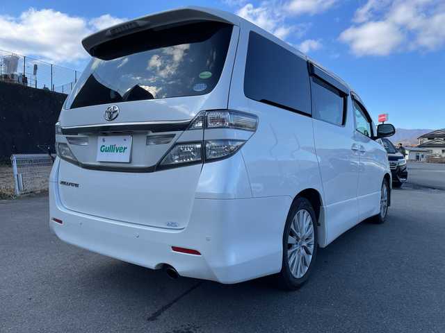 トヨタ ヴェルファイア 2．4Z Gエディション 山梨県 2012(平24)年 9.2万km ホワイトパールクリスタルシャイン 純正ＨＤＤナビ　/バックカメラ　/フルセグＴＶ　/純正ビルトインＥＴＣ　/Ｂｌｕｅｔｏｏｔｈ　/後席フリップダウンモニター　/３列シート　/電動リアゲート　/純正フロアマット　/運転席／助手席パワーシート　/両側パワスラ