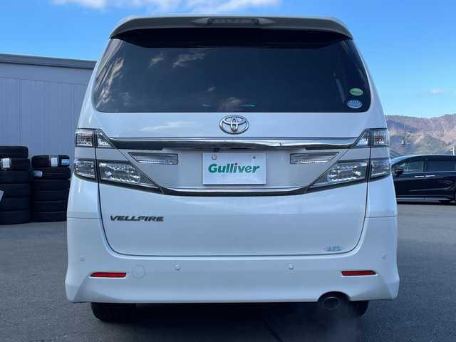トヨタ ヴェルファイア 2．4Z Gエディション 山梨県 2012(平24)年 9.2万km ホワイトパールクリスタルシャイン 純正ＨＤＤナビ　/バックカメラ　/フルセグＴＶ　/純正ビルトインＥＴＣ　/Ｂｌｕｅｔｏｏｔｈ　/後席フリップダウンモニター　/３列シート　/電動リアゲート　/純正フロアマット　/運転席／助手席パワーシート　/両側パワスラ