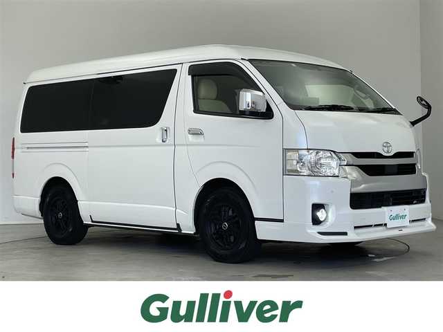 トヨタ ハイエース ファインテックツアラー 埼玉県 2020(令2)年 4.9万km ホワイトパールクリスタルシャイン モデリスタ　ＡＬＰＩＮＥ１１インチナビ　フリップダウンモニター　バックカメラ　デジタルインナーミラー　両側パワースライドドア　ＥＴＣ　レザー調シートカバー　ウッド調ハンドル　スマートキー　オートライト