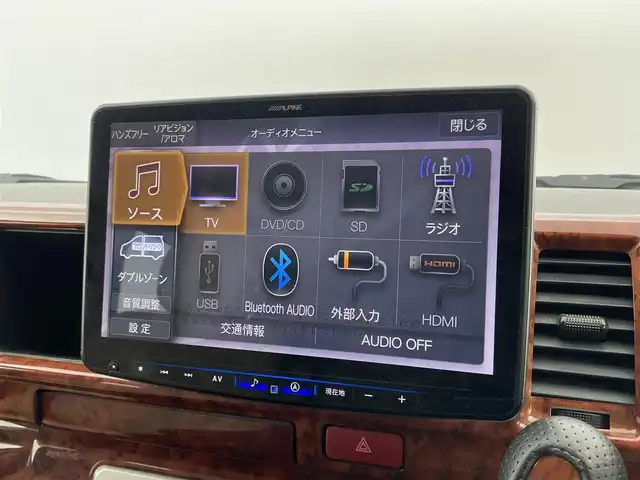トヨタ ハイエース ファインテックツアラー 埼玉県 2020(令2)年 4.9万km ホワイトパールクリスタルシャイン モデリスタ　ＡＬＰＩＮＥ１１インチナビ　フリップダウンモニター　バックカメラ　デジタルインナーミラー　両側パワースライドドア　ＥＴＣ　レザー調シートカバー　ウッド調ハンドル　スマートキー　オートライト
