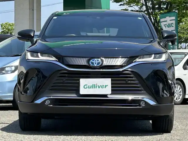 トヨタ ハリアー ハイブリッド G レザーパッケージ 宮城県 2020(令2)年 2.7万km プレシャスブラックパール /ワンオーナー//デジタルインナーミラー//純正メモリナビ（フルセグＴＶ，ＡＭ，ＦＭ，ＢＴ，Ｍｉｒａｃａｓｔ）//衝突被害軽減システム//ブラインドスポットモニター//クリアランスソナー//バックモニター//オートアラーム//レーダークルーズコントロール//ETC//パワーシートD席・N席//オートマチックハイビームスイッチ//ハンドルヒーター//アイドリングストップ//パワーバックドア//プッシュスタート//レーダーディパーチャーアラート//車両接近通報一時停止スイッチ//純正フロアマット//USBポート//トヨタSOSボタン//純正AWスタッドレスタイヤ積込