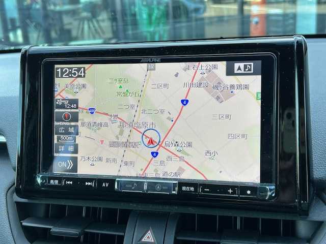 トヨタ ＲＡＶ４ ハイブリットX 栃木県 2019(令1)年 14.3万km アティチュードブラックマイカ トヨタセーフティセンス/・プリクラッシュセーフティ/・レーントレーシングアシスト/・ロードサインアシスト/・オートマチックハイビーム/・レーダークルーズコントロール/・クリアランスソナー/・パーキングサポートブレーキ/ALPINE9インチナビ/・フルセグTV/・CD/DVD/BT/・SD/FM.AM/バックカメラ/ビルトインETC/前後ドライブレコーダー/ステアリングスイッチ/スマートキー/スペアキー/プッシュスタート/電動パーキングブレーキ/オートホールド/LEDヘッドライト/フォグランプ/オートライト/ルーフレール/純正17インチAW/純正ドアバイザー/横滑り防止システム/電動格納ウィンカーミラー