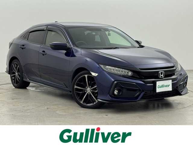 ホンダ シビック ハッチバック 福岡県 2020(令2)年 2.8万km オブシダンブルーパール 純正ナビ／フルセグＴＶ　/バックカメラ　/ビルトインＥＴＣ２．０　/前方ドラレコ　/アダプティブクルコン　/衝突軽減ブレーキ　/レーンキープ　/パドルシフト　/ハーフレザー　/パワーシート　/シートヒーター　/ＬＥＤヘッドライト