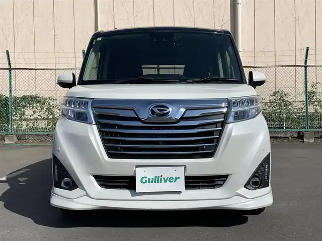 ダイハツ トール カスタムG ターボ SAⅢ 東京都 2019(平31)年 5万km パールⅡ ALPINEナビ/全周囲カメラ/両側電動スライドドア/フルセグＴＶ/クルーズコントロール/ETC/前方ドライブレコーダー/衝突軽減ブレーキ/純正ゴムマット/前後コーナーセンサー/純正サイドバイザー/フォグライト/スマートキー