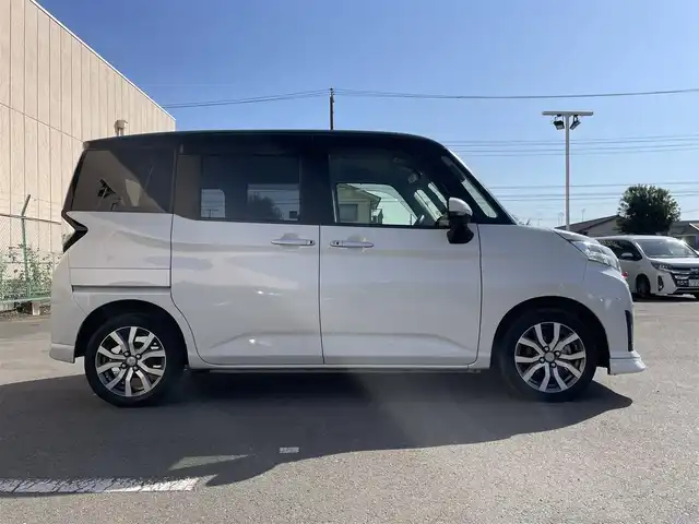 ダイハツ トール カスタムG ターボ SAⅢ 東京都 2019(平31)年 5万km パールⅡ ALPINEナビ/全周囲カメラ/両側電動スライドドア/フルセグＴＶ/クルーズコントロール/ETC/前方ドライブレコーダー/衝突軽減ブレーキ/純正ゴムマット/前後コーナーセンサー/純正サイドバイザー/フォグライト/スマートキー