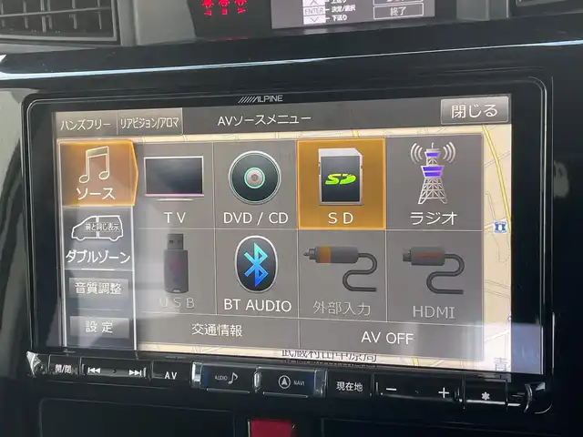 ダイハツ トール カスタムG ターボ SAⅢ 東京都 2019(平31)年 5万km パールⅡ ALPINEナビ/全周囲カメラ/両側電動スライドドア/フルセグＴＶ/クルーズコントロール/ETC/前方ドライブレコーダー/衝突軽減ブレーキ/純正ゴムマット/前後コーナーセンサー/純正サイドバイザー/フォグライト/スマートキー