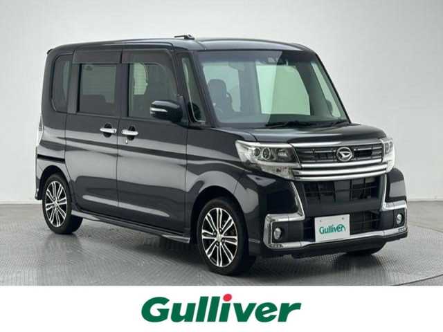 ダイハツ タント カスタム RS トップED SA Ⅲ 兵庫県 2016(平28)年 6.4万km ブラックマイカメタリック 社外SDナビ/フルセグ CD DVD BT MSV/バックカメラ/両側パワースライドドア/ハーフレザーシート/シートヒーター/衝突軽減ブレーキ/レーンキープアシスト/コーナーセンサー/ドライブレコーダー/ETC/LEDヘッドライト/オートライト/オートハイビーム/スマートキー/スペアキー
