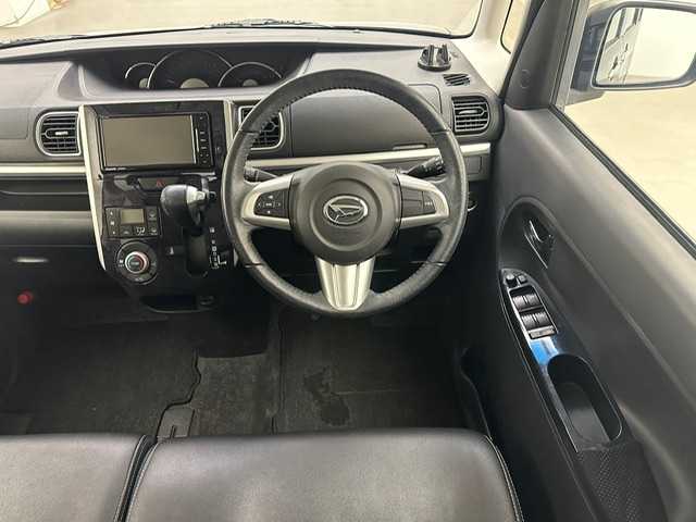 ダイハツ タント カスタム RS トップED SA Ⅲ 兵庫県 2016(平28)年 6.4万km ブラックマイカメタリック 社外SDナビ/フルセグ CD DVD BT MSV/バックカメラ/両側パワースライドドア/ハーフレザーシート/シートヒーター/衝突軽減ブレーキ/レーンキープアシスト/コーナーセンサー/ドライブレコーダー/ETC/LEDヘッドライト/オートライト/オートハイビーム/スマートキー/スペアキー