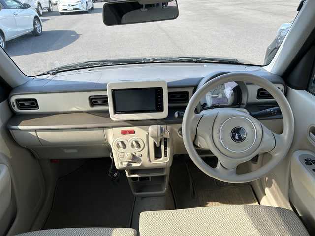 スズキ ラパン L 岡山県 2018(平30)年 4.7万km アーバンブラウンパールメタリック 純正SDナビ　CN-RZ743W/(CD/DVD/BT/TV)/バックカメラ/衝突被害軽減システム/横滑り防止装置/ETC/アイドリングストップ/電動格納ミラー/シートヒーター/プッシュスタート/スマートキー/フロアマット/ドアバイザー/スペアキー/取扱説明書/保証書