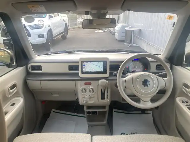 スズキ ラパン L 岡山県 2018(平30)年 4.7万km アーバンブラウンパールメタリック 純正SDナビ　CN-RZ743W/(CD/DVD/BT/TV)/バックカメラ/衝突被害軽減システム/横滑り防止装置/ETC/アイドリングストップ/電動格納ミラー/シートヒーター/プッシュスタート/スマートキー/フロアマット/ドアバイザー/スペアキー/取扱説明書/保証書