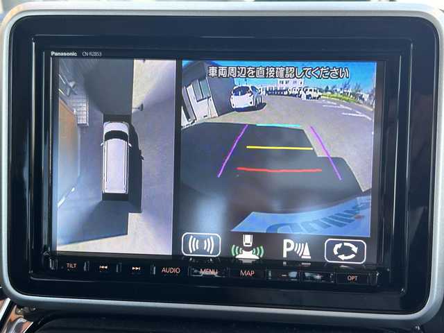 スズキ スペーシア カスタム HYBRID XS 福島県 2020(令2)年 1.1万km ムーンライトバイオレットPM 4WD/デュアルカメラブレーキサポート/純正8インチSDナビ/　【フルセグ/CD/DVD/BT/SD/USB/MSV】/バックカメラ/全周囲カメラ/ステアリングスイッチ/両側パワースライドドア/前席シートヒーター/ハーフレザーシート/ベンチシート/ヘッドアップディスプレイ/パーキングアシスト/レーンキープアシスト/コーナーセンサー/横滑り防止機能/アイドリングストップ/純正フロアマット/純正ドアバイザー/LEDヘッドライト（AUTO機能付き）/　・フォグランプ/リアサンシェード/リアサーキュレーター/シートバックテーブル/スペアキー×１