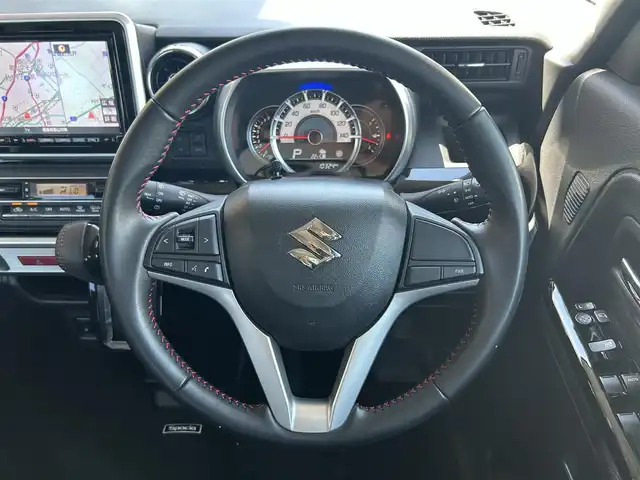 スズキ スペーシア カスタム HYBRID XS 福島県 2020(令2)年 1.1万km ムーンライトバイオレットPM 4WD/デュアルカメラブレーキサポート/純正8インチSDナビ/　【フルセグ/CD/DVD/BT/SD/USB/MSV】/バックカメラ/全周囲カメラ/ステアリングスイッチ/両側パワースライドドア/前席シートヒーター/ハーフレザーシート/ベンチシート/ヘッドアップディスプレイ/パーキングアシスト/レーンキープアシスト/コーナーセンサー/横滑り防止機能/アイドリングストップ/純正フロアマット/純正ドアバイザー/LEDヘッドライト（AUTO機能付き）/　・フォグランプ/リアサンシェード/リアサーキュレーター/シートバックテーブル/スペアキー×１
