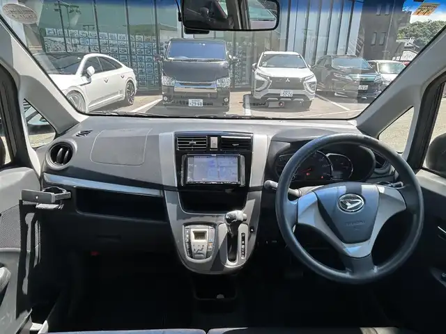 ダイハツ ムーヴ カスタム X 石川県 2014(平26)年 10万km アーバンナイトブルークリスタルメタリック ワンオーナー/SDナビ/フルセグテレビ/DVD再生機能有り/スマートキー/プッシュスタート/オートライト/ETC