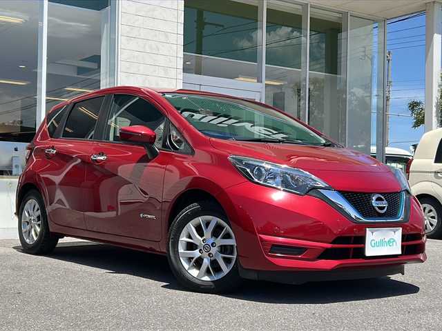日産 ノート 香川県 2019(令1)年 7.7万km ガーネットレッド 純正ナビ／フルセグＴＶ／バックカメラ／ＥＴＣ／エマージェンシーブレーキ／ＥＴＣ／フロアマット/レーンアシスト