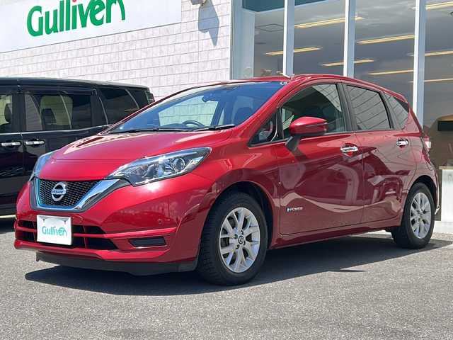 日産 ノート 香川県 2019(令1)年 7.7万km ガーネットレッド 純正ナビ／フルセグＴＶ／バックカメラ／ＥＴＣ／エマージェンシーブレーキ／ＥＴＣ／フロアマット/レーンアシスト