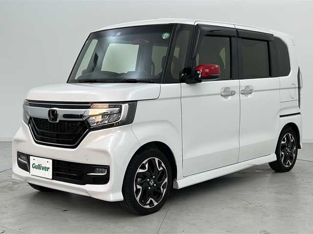 ホンダ Ｎ ＢＯＸ カスタム G L ターボ ホンダセンシング 宮城県 2019(令1)年 4.4万km プラチナホワイトパール 禁煙車/Honda SENSING/・衝突軽減ブレーキ/・アダプティブクルーズコントロール/・車線維持支援システム/・誤発進抑制機能 /・オートハイビーム/両側パワースライドドア/純正7型ナビ(地図SD無)/BT.CD.DVD.USB.SD/バックカメラ/フルセグTV/ハーフレザーシート/パドルシフト/ステアリングスイッチ/革巻きステアリング/ビルトインETC/プッシュスタート/スマートキー/横滑り防止機能/アイドリングストップ/LEDヘッドライト/フォグランプ/純正フロアマット/純正１５インチAW/ドアバイザー/ロールサンシェード