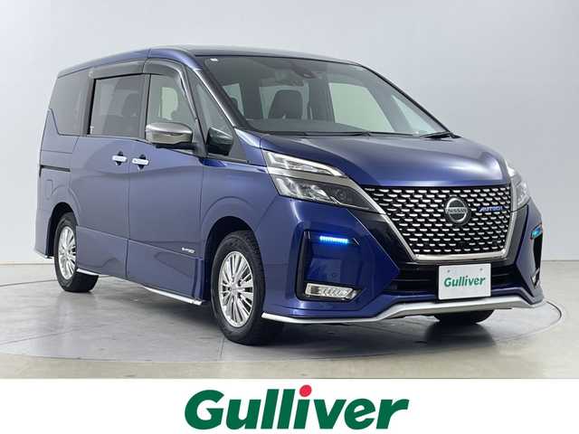日産 セレナ オーテック セーフティパッケージ 道央・札幌 2021(令3)年 7.9万km カスピアンブルー ・４WD/エマージェンシブレーキ/・プロパイロット/・純正10インチナビ/・BD/DVD/CD/SD/Bluetooth/・フルセグ/バックカメラ /・アラウンドビューモニター/・両側パワースライドドア/・インテリジェントルームミラー/・ハーフレザーシート/・ドライブレコーダー/・ビルトインETC/・スマートキー/・ステアリングヒーター