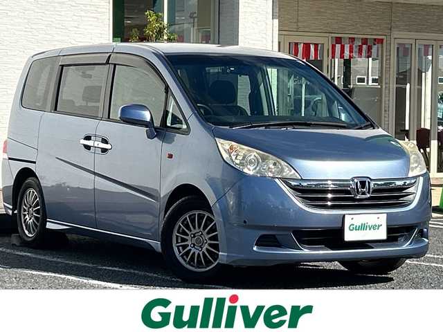 ホンダ ステップワゴン G Lパッケージ 千葉県 2007(平19)年 8.8万km スカイミストメタリック インターナビ　バックカメラ　両側電動スライドドア　ドラレコ　フロアマット　ドアバイザー　キーレス　コーナーセンサー　キセノンライト　社外１５インチＡＷ