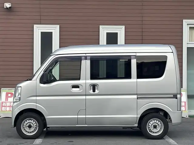 スズキ エブリイ PC 栃木県 2016(平28)年 9.9万km シルキーシルバーメタリック ハイルーフ/サイドバイザー/MTモード付AT/フロアマット/スピーカーなし