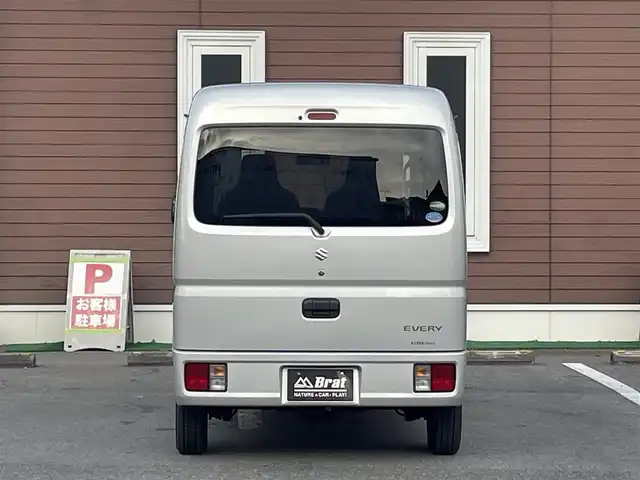 スズキ エブリイ PC 栃木県 2016(平28)年 9.9万km シルキーシルバーメタリック ハイルーフ/サイドバイザー/MTモード付AT/フロアマット/スピーカーなし