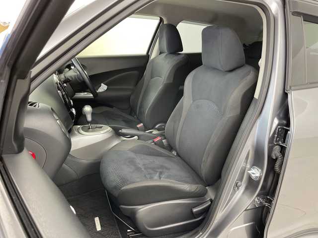 日産 ジューク 16GT FOUR 道央・札幌 2014(平26)年 5.7万km ダークメタルグレー ・切り替え４WD/・ターボ/・純正ナビ/・AM/FM/SD/CD/・フルセグTV/・バックカメラ/・MTモード付AT/・HIDオートライト/・スマートキー/・プッシュスタート/・ライトレベライザー/・横滑り防止装置/・盗難防止装置/・社外アルミホイール/・電動格納ミラー