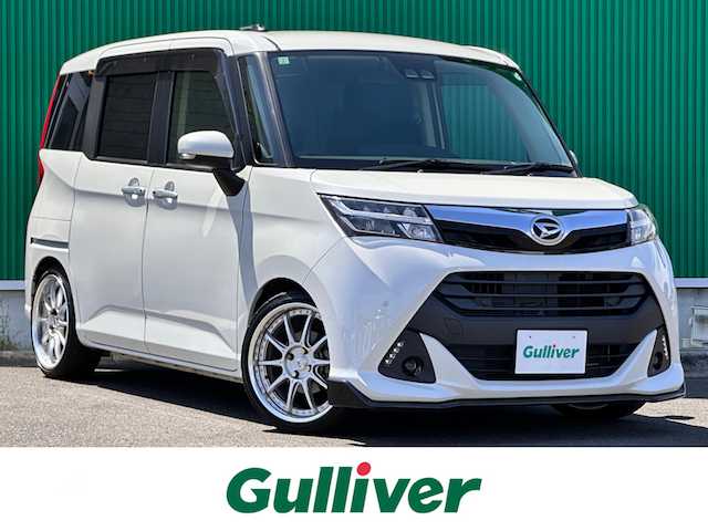 ダイハツ トール Gターボ SAⅢ 宮城県 2019(平31)年 12.7万km パールホワイトⅢ スマートアシスト3/・衝突回避支援ブレーキ/・衝突警報/・車線逸脱警報機能/・誤発進抑制機能/・オートハイビーム/コーナーセンサー/アルパイン9インチナビ（X9ZD）/・CD/DVD/・Bluetooth/・フルセグTV/バックモニター/ビルトインETC/前席シートヒーター/クルーズコントロール/ステアリングスイッチ/LEDヘッドランプ/フォグランプ/オートライト/スマートキー＆プッシュスタート/スペアキー/電動格納ミラー/SSR17インチAW/ダウンサス/純正フロアマット/純正ドアバイザー/Wエアバッグ/取扱説明書/保証書